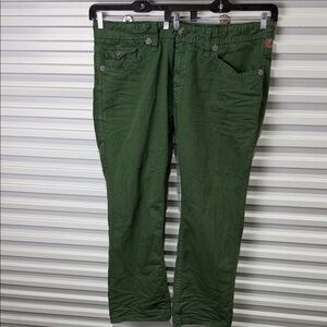 Rivet De Cru Jeans 44x34 VTG Green Jeans